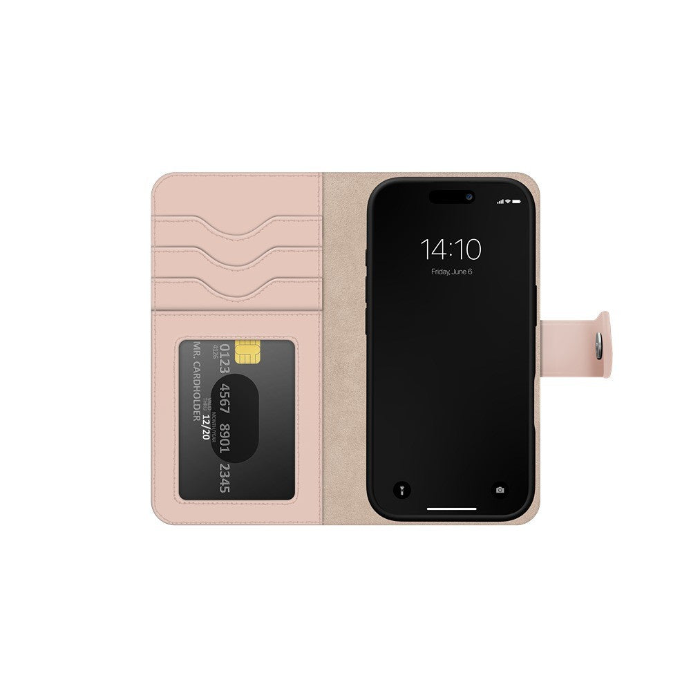 Ideal of Sweden iPhone 17 Pro/iPhone 18 Pro Etui Magnet Wallet+ MagSafe Lyserød
