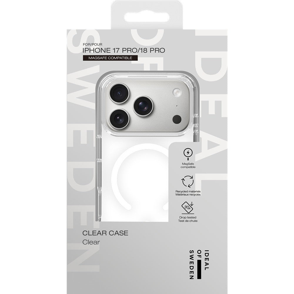 Ideal of Sweden iPhone 17 Pro/iPhone 18 Pro Cover Clear Case MagSafe Klar