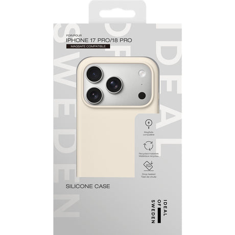 Ideal of Sweden iPhone 17 Pro/iPhone 18 Pro Cover Silicone Case MagSafe Cloud Dancer
