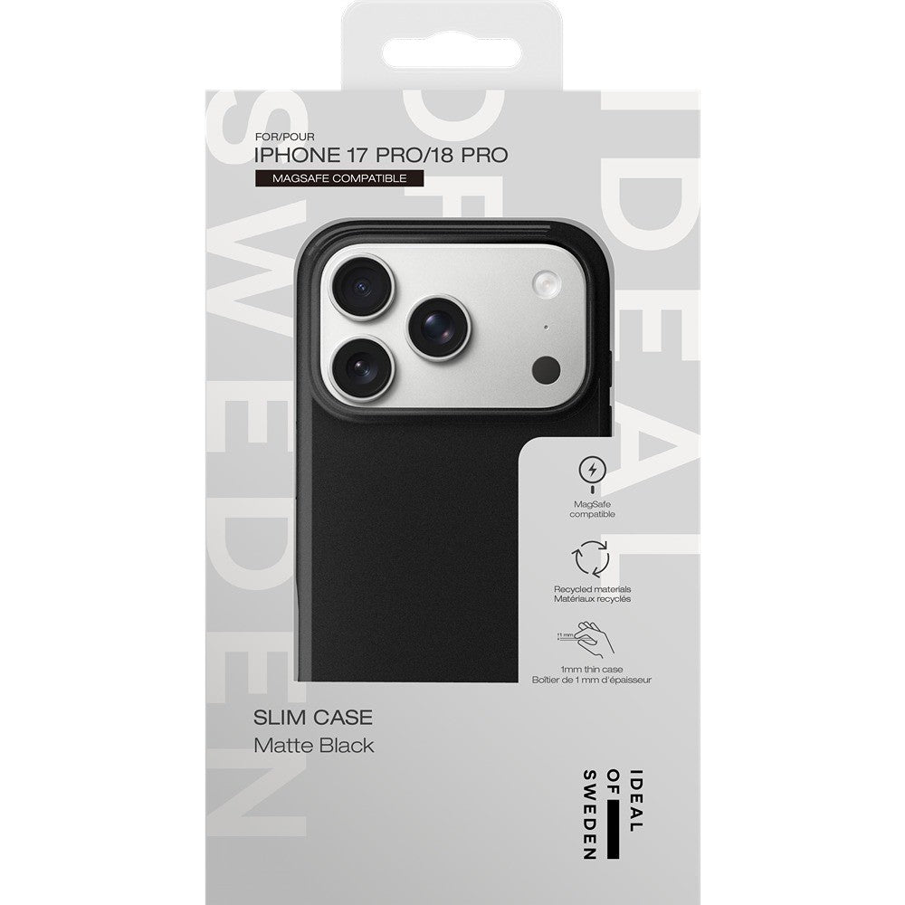 Ideal of Sweden iPhone 17 Pro/iPhone 18 Pro Cover Slim MagSafe Mat sort