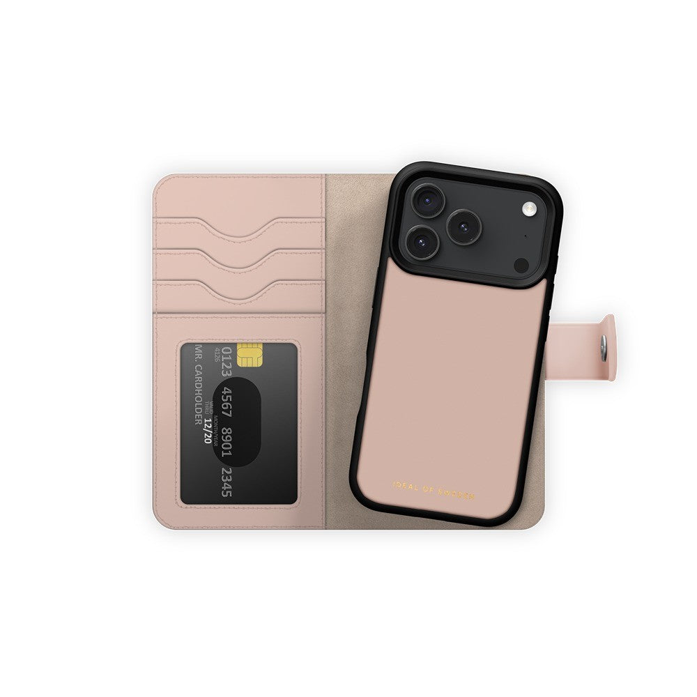 Ideal of Sweden iPhone 17 Pro Max/iPhone 18 Pro Max Etui Magnet Wallet+ MagSafe Lyserød