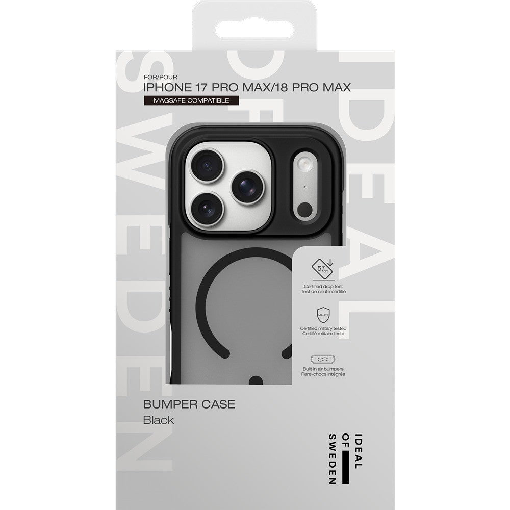 Ideal of Sweden iPhone 17 Pro Max/iPhone 18 Pro Max Cover Bumper Case MagSafe Sort