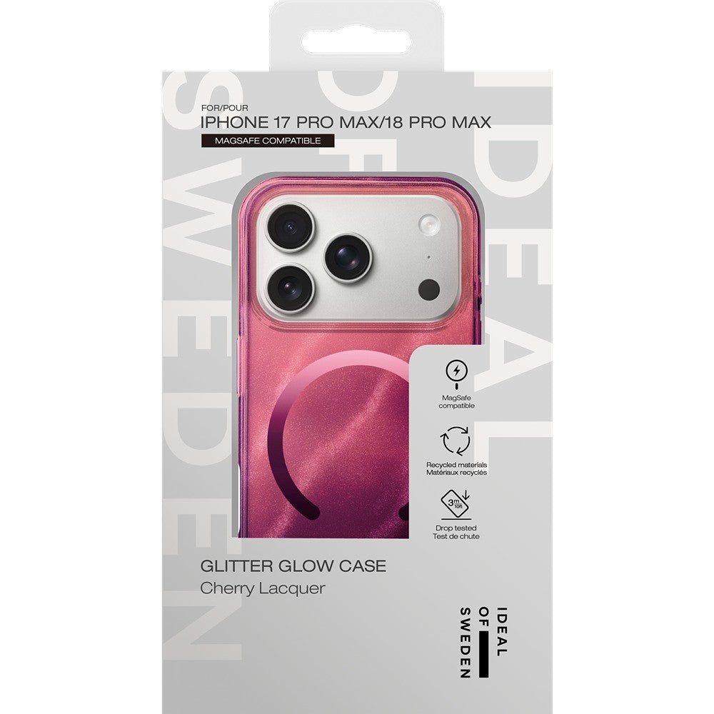 Ideal of Sweden iPhone 17 Pro Max/iPhone 18 Pro Max Cover Klar etui MagSafe Cherry Lacquer