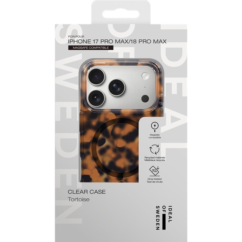 Ideal of Sweden iPhone 17 Pro Max/iPhone 18 Pro Max Cover Klar etui MagSafe Tortoise