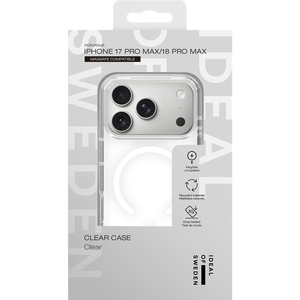 Ideal of Sweden iPhone 17 Pro Max/iPhone 18 Pro Max Cover Clear Case MagSafe Klar