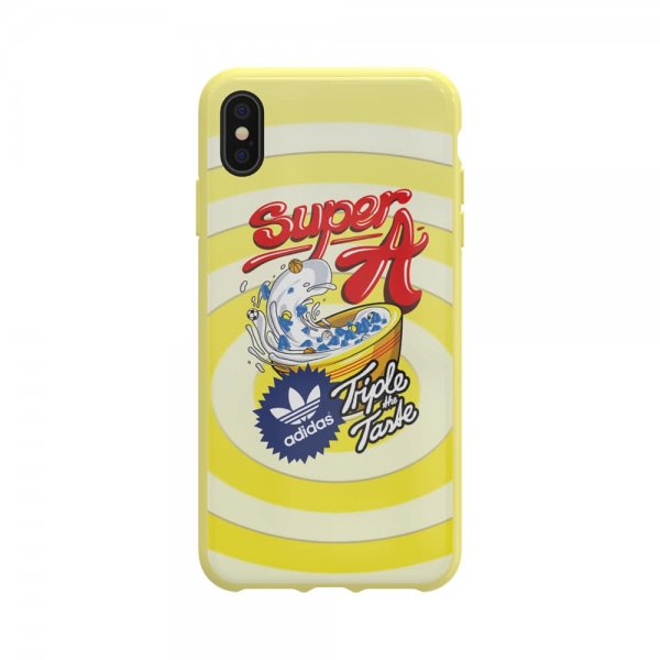 Adidas iPhone Xs Max Cover OR Moulded Case Bodega FW19 Shock Yellow