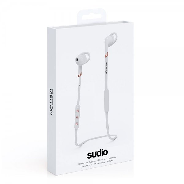 Sudio Tretton Trådløse Høretelefoner Sport Wing Tip In-Ear Hvid
