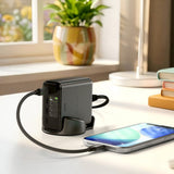 Satechi ChargeView 140W skrivebordslader Space Black