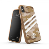 Adidas iPhone X/Xs Cover ELLER 3-Stripes Snap Case Camo FW19 Raw Gold