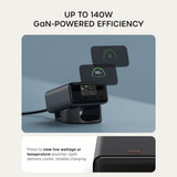 Satechi ChargeView 140W skrivebordslader Space Black