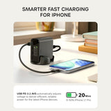 Satechi ChargeView 140W skrivebordslader Space Black