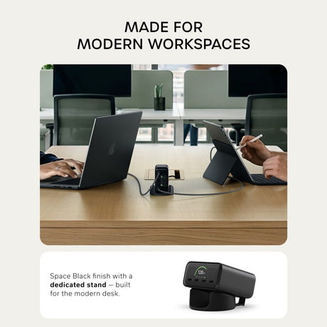 Satechi ChargeView 140W skrivebordslader Space Black