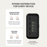 Satechi ChargeView 140W skrivebordslader Space Black