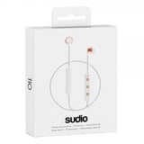 Sudio Tio trådløse in-ear-hovedtelefoner med vævet kabel, hvid
