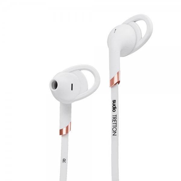 Sudio Tretton Trådløse Høretelefoner Sport Wing Tip In-Ear Hvid