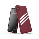Adidas iPhone Xs Max Cover ELLER 3-Stripes Snap Case Ruskind SS19 Rød