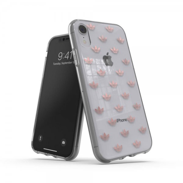 Adidas iPhone Xr Cover OR Snap Case Entry SS19 Klar Rosaguld