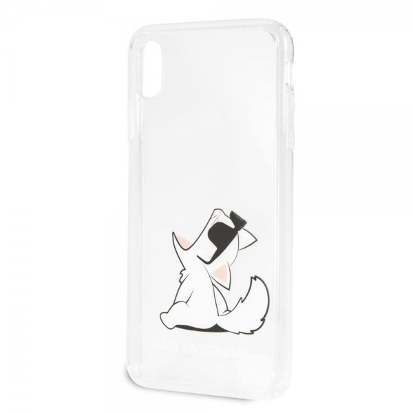 Karl Lagerfeld iPhone Xs Max Cover Fun Choupette Transparent