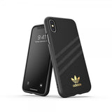 Adidas iPhone X/Xs Cover OR 3 Stripes Snap Case PU SS19 Sort