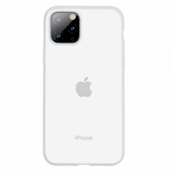 Baseus iPhone 11 Pro Cover Jelly Liquid Silikone Gel Hvid