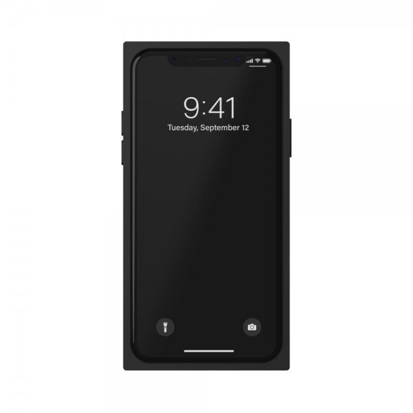 Adidas iPhone X/Xs Cover OR Square Case FW19 Sort Holografisk
