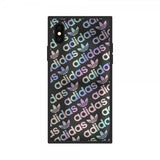 Adidas iPhone X/Xs Cover OR Square Case FW19 Sort Holografisk
