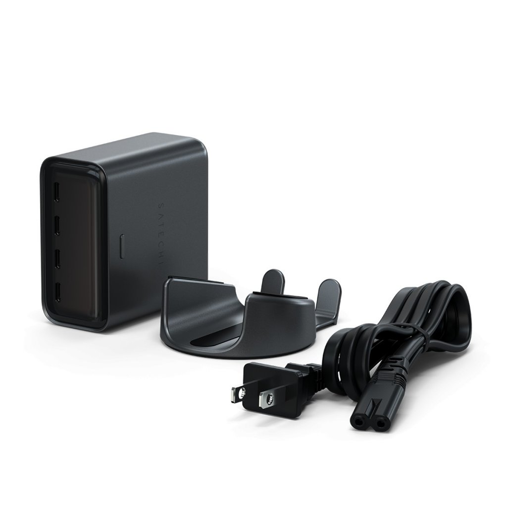 Satechi ChargeView 140W skrivebordslader Space Black