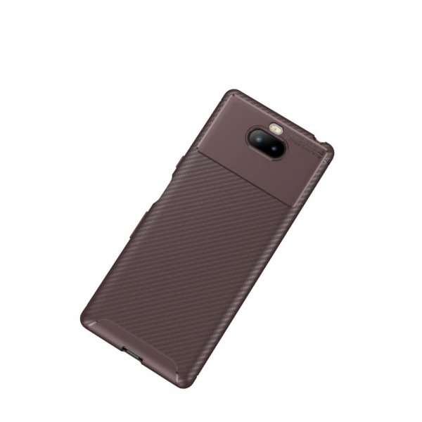 Sony Xperia 10 Plus Cover Kulfibertekstur Brun