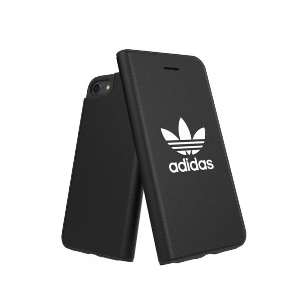Adidas iPhone 6/6S/7/8/SE Cover OR Booklet Case FW19 Sort Hvid