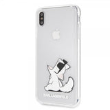 Karl Lagerfeld iPhone Xs Max Cover Fun Choupette Transparent