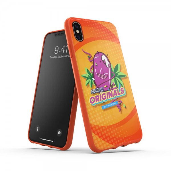 Adidas iPhone Xs Max Cover OR Moulded Case Bodega FW19 Active Orange