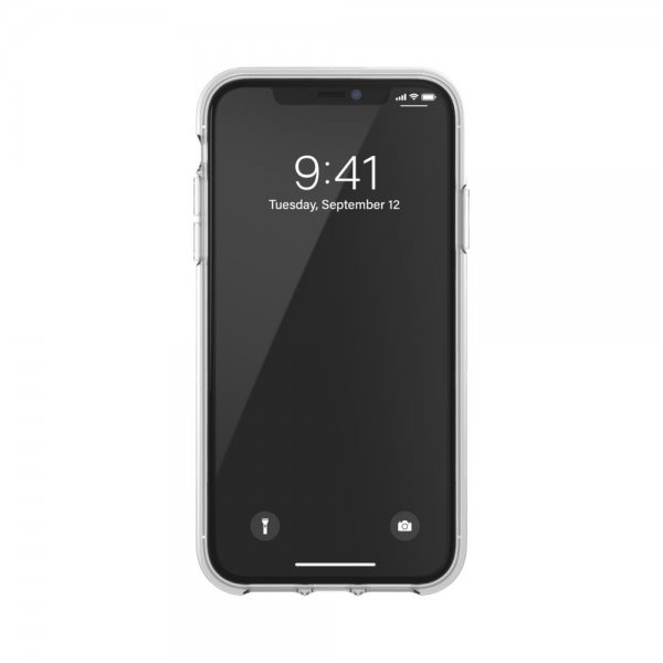 Adidas iPhone 11 Cover Snap Case ENTRY FW19 Transparent Silver