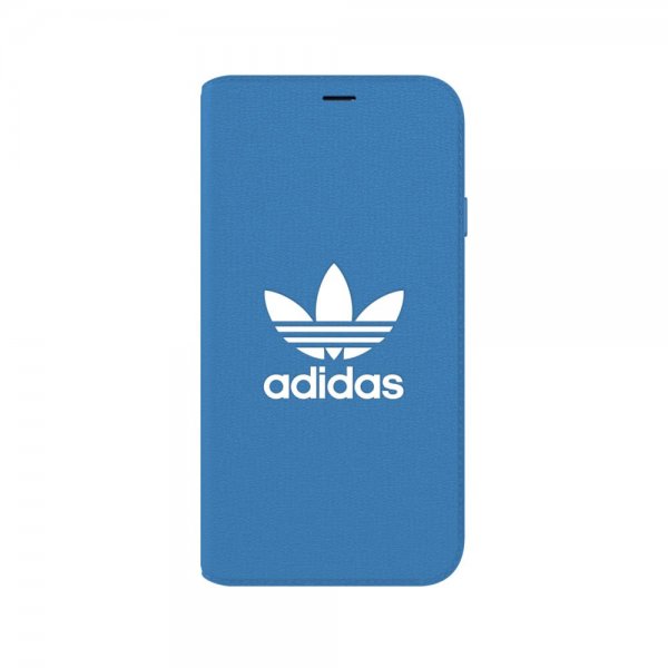 Adidas iPhone X/Xs Cover OR Booklet Case FW19 Bluebird White