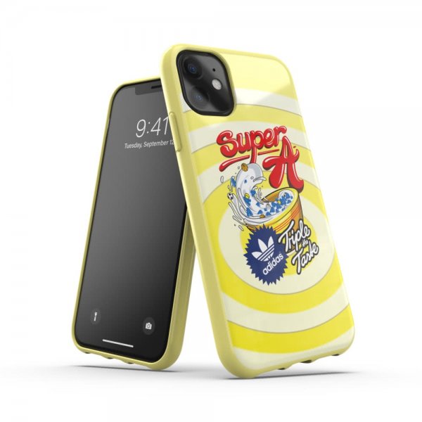 Adidas iPhone 11 Cover OR Moulded Case Bodega FW19 Shock Yellow