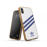 Adidas iPhone X/Xs Cover OR Moulded Case PU SS19 Hvid Blå