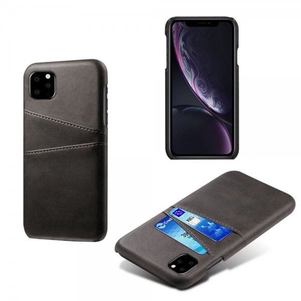 iPhone 11 Pro Cover med to Kortlommer Sort