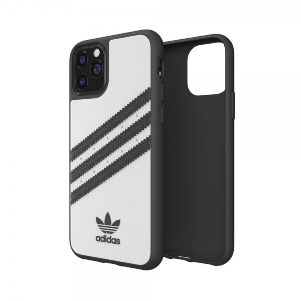 Adidas iPhone 11 Pro Cover ELLER 3 Stripes Snap Case PU FW19 Hvid Sort