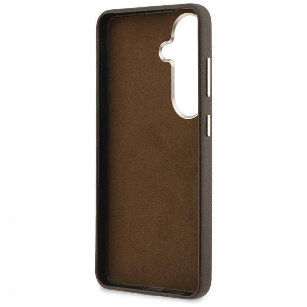 Guess Samsung Galaxy S26 Plus Cover 4G Logo Grained Brun