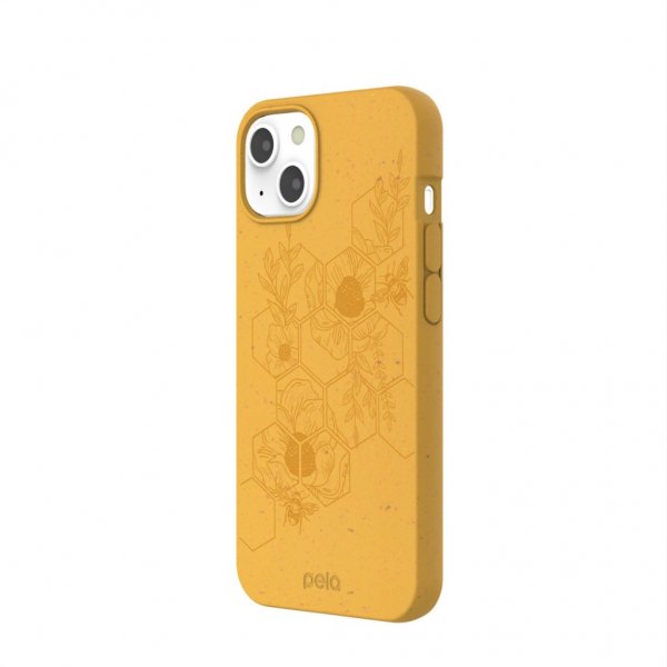 Pela iPhone 13 Cover Classic Honey Hive Edition