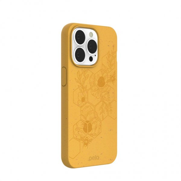 Pela iPhone 13 Pro Cover Classic Honey Hive Edition