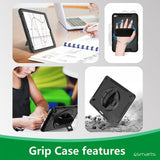 4smarts iPad 10.2 (gen 7/8/9) Cover Rugged Etui Grip Sort