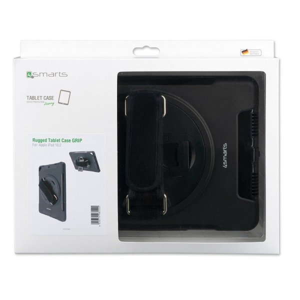 4smarts iPad 10.2 (gen 7/8/9) Cover Rugged Etui Grip Sort