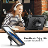 4smarts iPad 10.2 (gen 7/8/9) Cover Rugged Etui Grip Sort