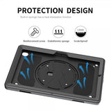 4smarts iPad 10.2 (gen 7/8/9) Cover Rugged Etui Grip Sort