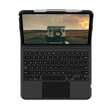 Urban Armor Gear (UAG) iPad 10.9 (10. generation)/iPad 11 (A16) Etui Robust Bluetooth-tastatur med touchpad Nordisk Sort