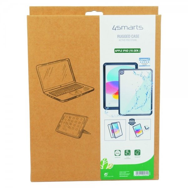 4smarts iPad 10.9 (gen 10)/iPad 11 (A16) Cover Active Pro Rugged Etui Stark Sort
