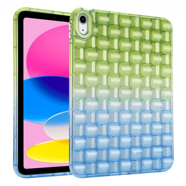 iPad 10.9 (gen. 10)/iPad 11 (A16) Braided Cover Grøn Blå