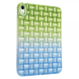 iPad 10.9 (gen. 10)/iPad 11 (A16) Braided Cover Grøn Blå