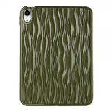 iPad 10.9 (gen 10)/iPad 11 (A16) Cover Bølgetekstur Grøn