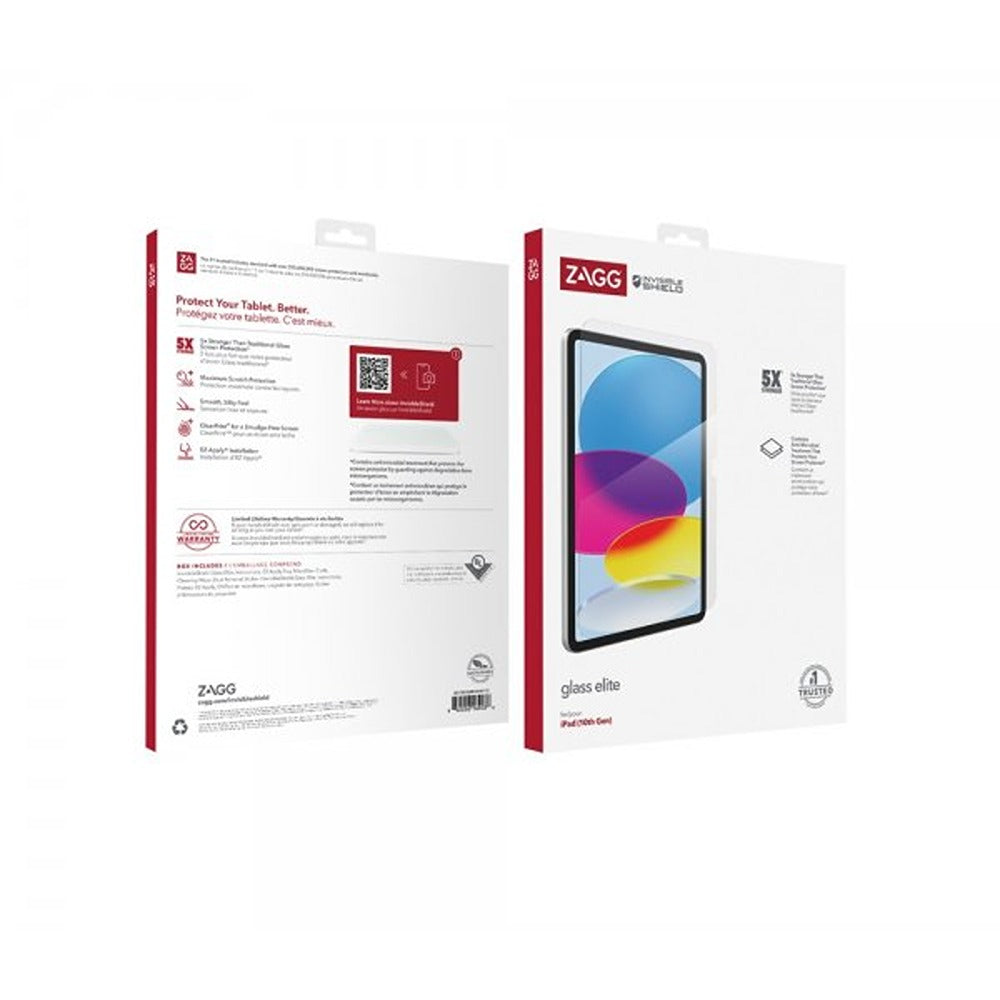ZAGG InvisibleShield iPad 10.9 (10. generation)/iPad 11 (A16) Skærmbeskytter Glass Elite
